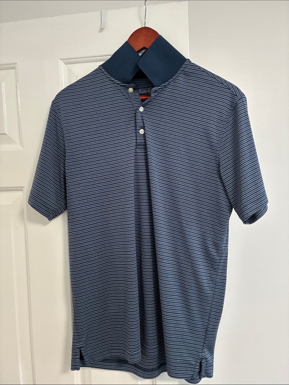 Walter Hagen Navy Blue Striped Polo